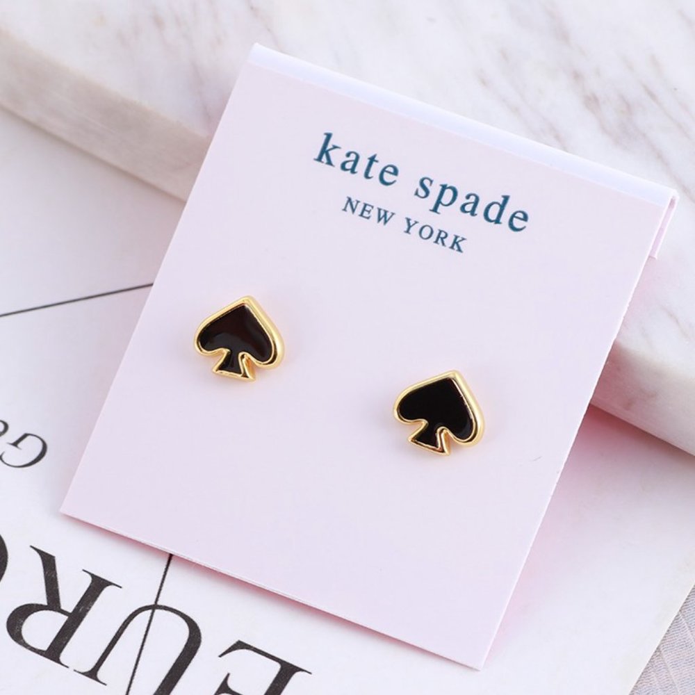 Kate Spade Everyday Spade Enamel Studs Earrings